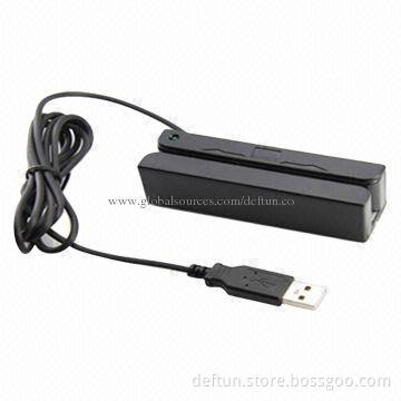 MSR90 Mini Portable Magnetic Stripe Card Reader, Swipe Speed of 3 to 60-inch Per Second